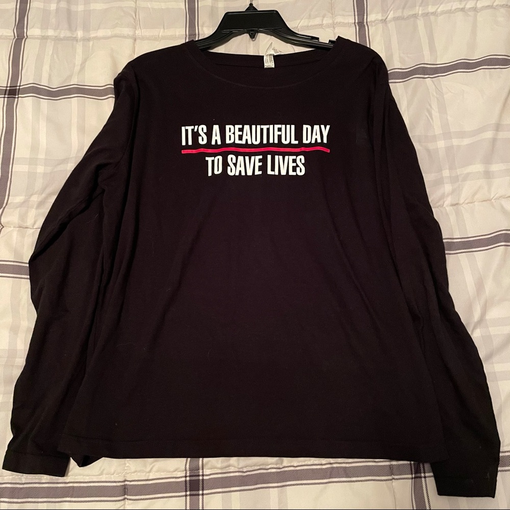 Grey’s Anatomy Black Tee